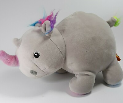 #ad Adventure Planet Tye Dye Baby Rhinoceros Plush Rinovelty Toy $12.99
