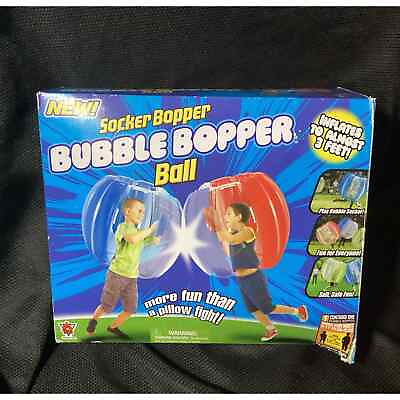 #ad As Seen On TV Inflatable Socker Bubble Bopper Ball By Big Time w Original Box $20.92
