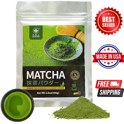 #ad ✅100% USDA Organic Matcha Green Tea Powder✅ Pure Japanese Culinary Grade✅ 100g $13.50