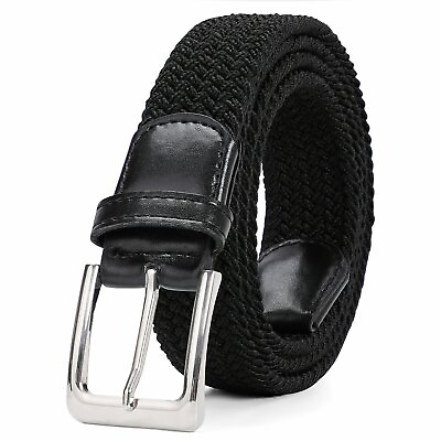 #ad Elastic Fabric Braided BeltEnduring Stretch Woven Belt for Unisex Men Women Jun $10.99