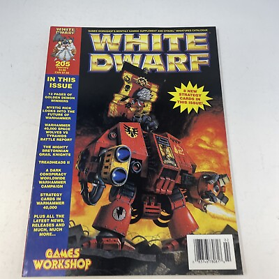 #ad White Dwarf 205 February 1997 Games Workshop Magic Play sheet $24.99