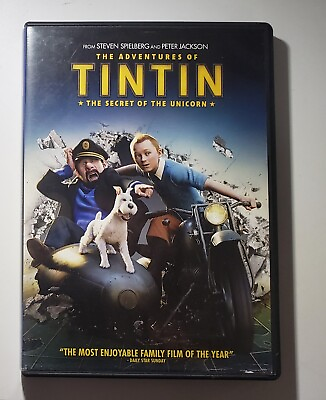 #ad The Adventures of Tintin DVD Stephen Spielberg Peter Jackson Cantonese 粤語 $7.00