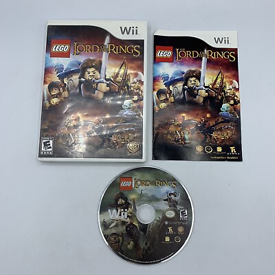 #ad LEGO Lord of the Rings Nintendo Wii Complete W Manual $16.95