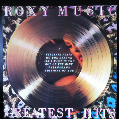 #ad Roxy Music Greatest Hits LP Comp Red Very Good Plus VG GBP 10.38