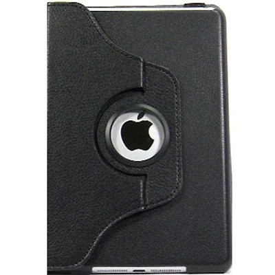 #ad 360 Degree Rotating PU Leather Case for Apple iPad Mini Black $6.98
