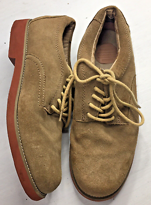 #ad JJ School Brown Leather Men Oxford Dress Shoes 5.5 M $17.66