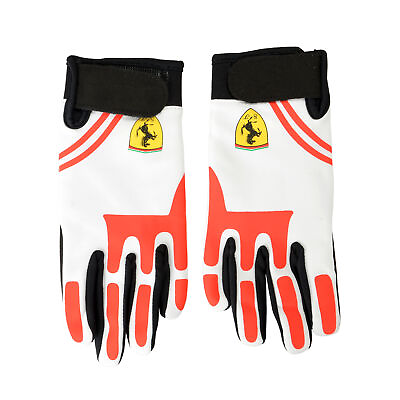 #ad Scuderia Ferrari Kids Logo Multi Color Gloves $19.99