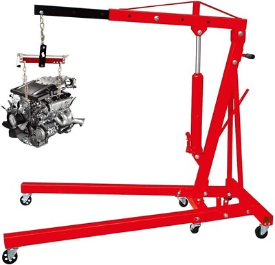 #ad Heavy Duty Engine Hoist Leveler Cherry Picker Shop Crane Load Lift Tool 1500 Lbs $44.39