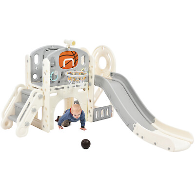 Toddler Slide Set Kids Playground Climber Playset Indoor amp; Outdoor Playhouse $299.99