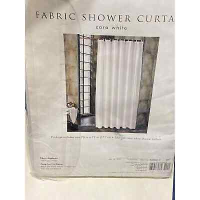 #ad Fabric Shower Curtain $15.00