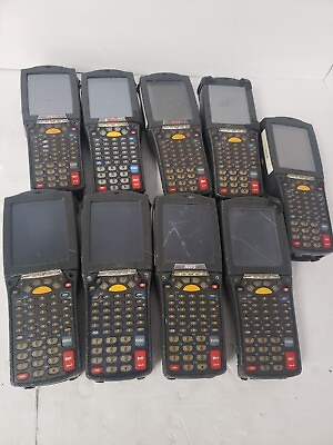 #ad LOT OF 9 Motorola Symbol Handheld Barcode Scanner MC9094 Black $149.99