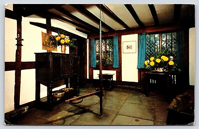 #ad Vintage Postcard The Kitchen Baby Minder Shakespeare Birthplace Stratford $4.75