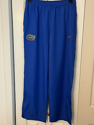 #ad Florida Gators Nike Team Fit Dry Sweatpants Mens Large Blue $25.00