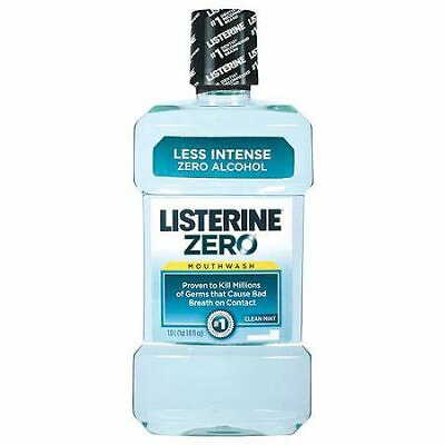 #ad Listerine Zero Clean Mint Mouthwash 500 ml 1 Bottle $20.55