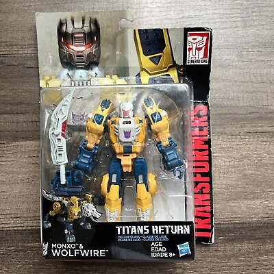 #ad Transformers Titans Return Deluxe Class Monxo amp; Wolfwire. New $29.99