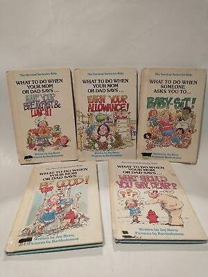 #ad Vtg Lot Of 5 The Survival Series For Kids What To Do When Your Mon or Dad Says. $27.00