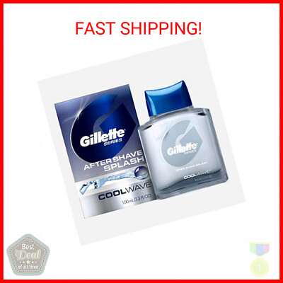 #ad Gillette Series Cool Wave After Shave Aftershave for Men After Shave Cologne M $8.75