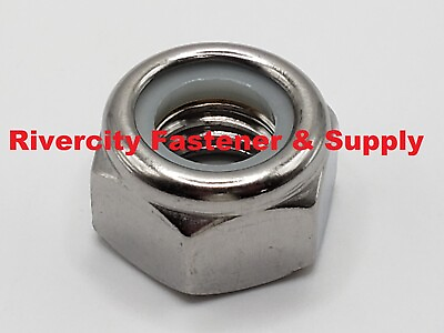 #ad M6 1.0 Stainless Nylon Insert Lock Stop Nuts 6mm x 1.0 Nut nylock M6x1.0 $229.88