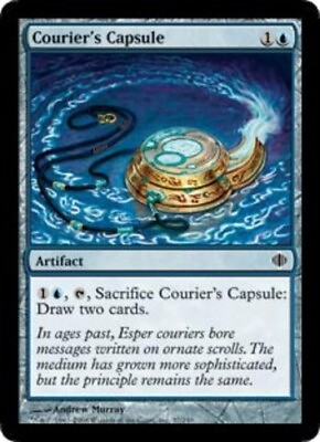 #ad Courier#x27;s Capsule Foil x1 NM Magic the Gathering 1x Shards of Alara mtg card $0.99