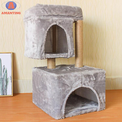 #ad 28quot; Cat Tree Tower Condo Bed Furniture Scratching Post Pet Tree Kitty Play House $32.30