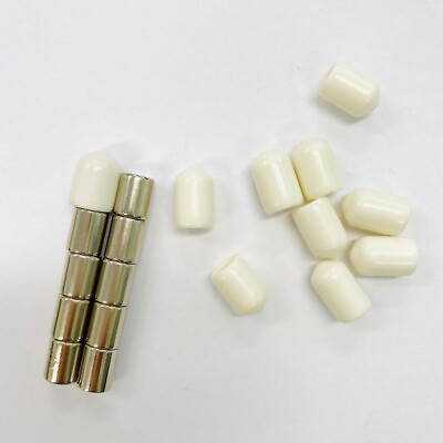 #ad 10X Neo Push Pin Magnets with Reusable WHITE Caps Fridge Whiteboard Hold Memo AU $27.49