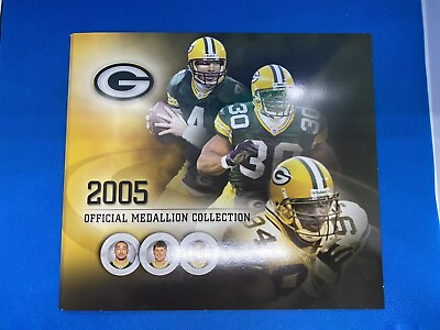 #ad 2005 Official Green Bay Packers 22 Medallion Collection Set $61.75