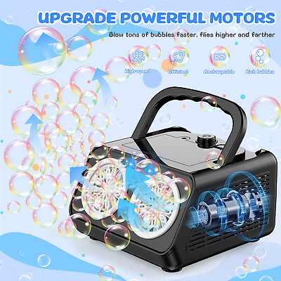 #ad 20000 Bubble Automatic Bubble Machine Maker Blower For Wedding Christmas Party $26.25