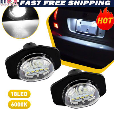 #ad LED License Plate 6000K Light White Tag Kit Lamp fit 45180 12 13 Toyota Corolla $12.99