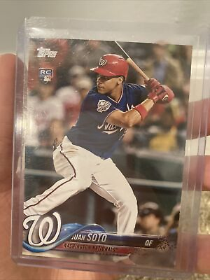 #ad Juan Soto Topps Rookie Card $125.00