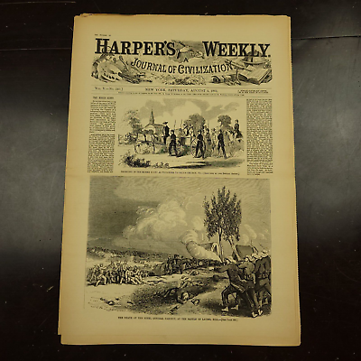 #ad Reissue Of Harpers Weekly Civil War Era Newspaper Journal of Civilization No 240 $16.19