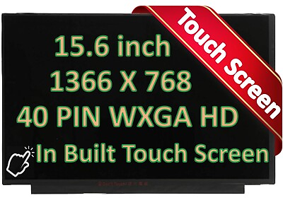 #ad New Display for HP 15 fd0000 15 fd0056nr PN N41933 001 Touch Screen 15.6quot; HD LCD $94.98