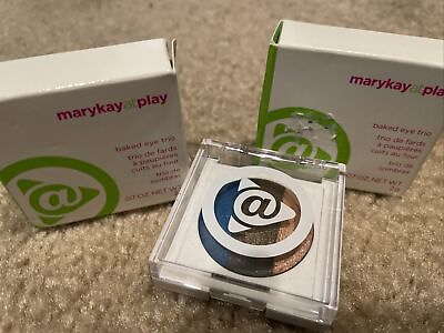 #ad Lot Of 2 New Mary Kay at Play Baked Eye Trio Out Of The Blue 081938 Free Ship $11.75