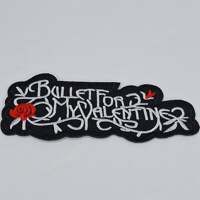 #ad Bullet For My Valentine Embroidered Iron Sew on patch Punk Rock Metal Band $4.99