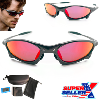#ad Metal X Penny Cyclops Sunglasses Polarized Ruby Iridium UV400 Lenses $33.01