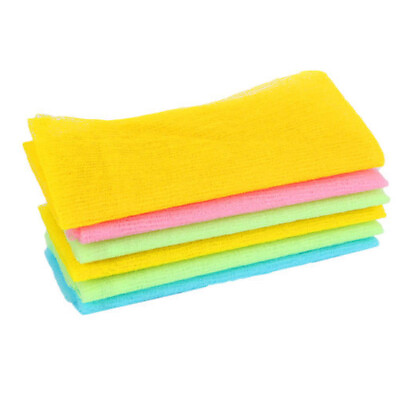 #ad Exfoliating Nylon Bath Shower Towel Washing Scrubbing Cloth Body Cleaning Towel $6.88