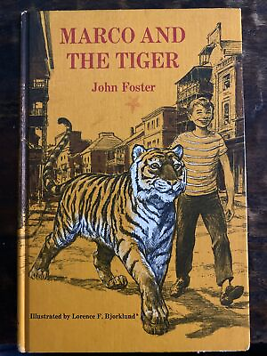 #ad Vintage Childrens Book Club Weekly Reader Marco and The Tiger 1967 $42.40