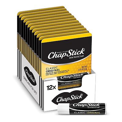 #ad Classic Original Lip Balm Tubes Lip Care 0.15 Oz pack of 12 $24.79