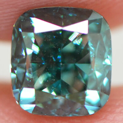 #ad Cushion Shape Diamond Loose Fancy Blue VS1 Certified Natural Enhanced 1.27 Carat $1585.00
