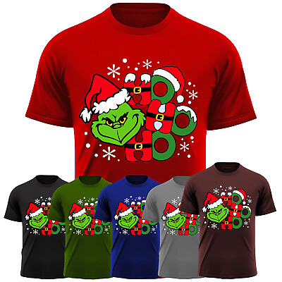 #ad Santa Marry Christmas Funny Men#x27;s T Shirt USA Holiday Xmas Party New Gift S 3XL $16.49
