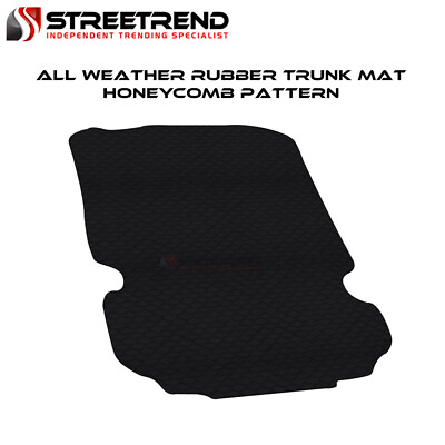 #ad For 2016 2021 Chevy Camaro Honeycomb BK Rubber All Weather Cargo Floor Trunk Mat $75.05