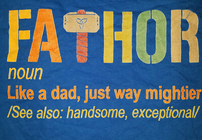 #ad Fathor Like A Dad Just Mightier See Also HandsMen TShirt Tee Father#x27;s Day $18.00