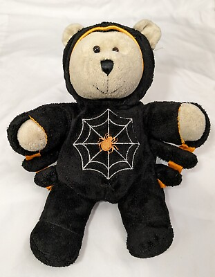 #ad 2009 Starbucks Bearista Halloween Spider Costume Bear 84th Edition 9quot; Bearistas $27.60