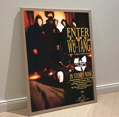 #ad Wu Tang Clan Enter The Wu Tang 36 Chambers poster $18.99