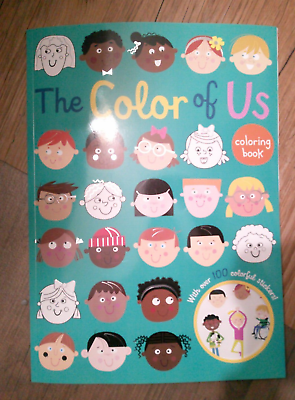 #ad NEW JUMBO SIZE The Color Of us coloring book over 50 pages amp; over 100 stickers $20.00