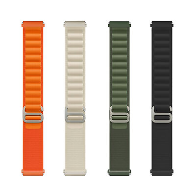 #ad Nylon Alpine Loop Watch Band Quick Fit 20mm 22mm Universal Wristwatch Strap $9.19