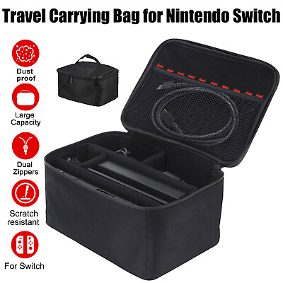#ad Nylon Bag For Nintendo Switch Console Accessory Storage Carrying Travel Case Bag $13.48