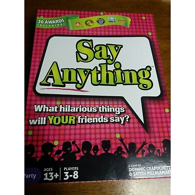 #ad Say Anything Board Game Teen Sleepover Party Fun NorthStar Games New Outrageous $19.88