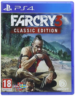 #ad Far Cry 3 Classic Edition Playstation 4 PS4 PS5 Ubisoft Survival Hunting New $20.97