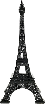 #ad 7quot; Eiffel Tower Statue Decor Alloy Metal Black $15.95