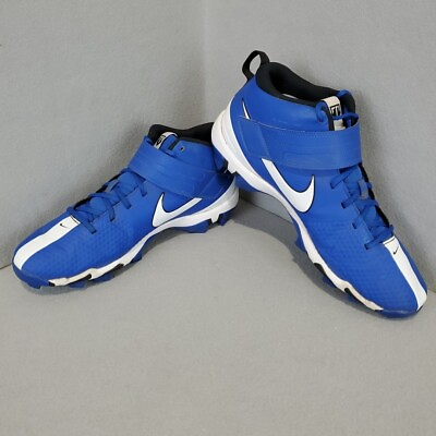 #ad Nike Force Zoom Trout Blue Baseball Cleats Sz 12 Men’s CT0831 402 Fastflex Nice $34.87
